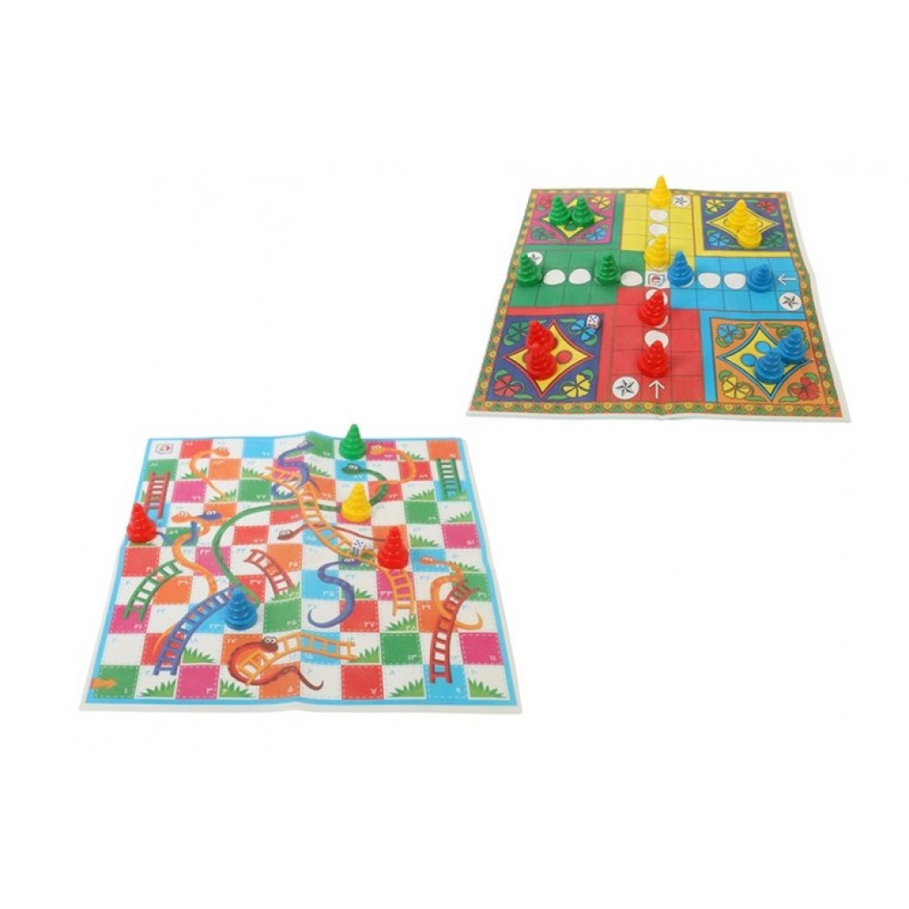 بازی منچ و مارپله پارچه ای وکیوم بردیا