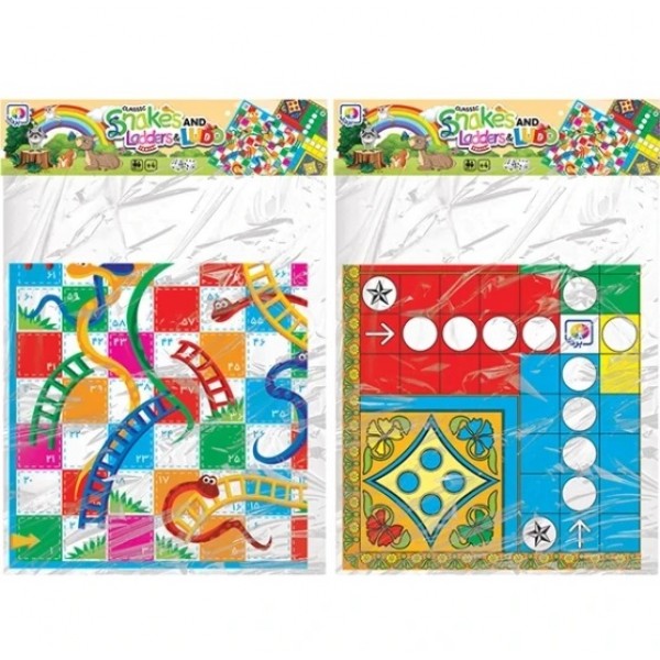 بازی منچ و مارپله پارچه ای وکیوم بردیا