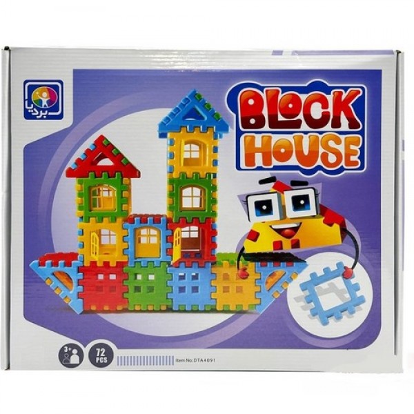 بلوک های خانه سازی 72 قطعه بردیا