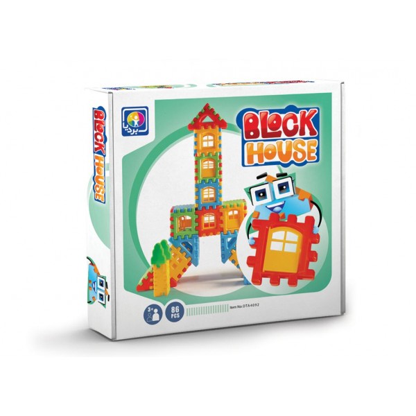 بردیا بلوک های خانه سازی 86 قطعه