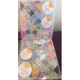 ست نخ و مهره دستبند سازی جعبه ای 