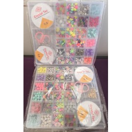 ست نخ و مهره دستبند سازی جعبه ای 