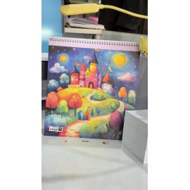 دفتر 30 برگ نقاشی قطع خشتی فانتزی ایمان / عمده /