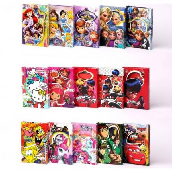 دفتر خاطرات قفل دار فانتزی / عمده  /