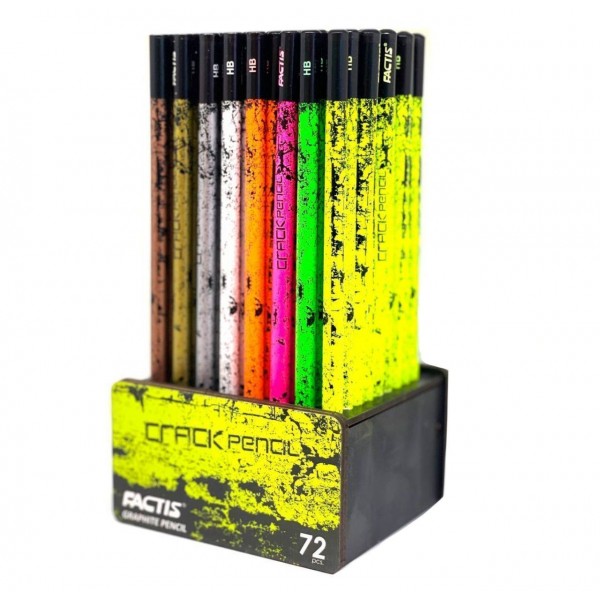 مداد مشکی طرح ترک فکتیس  / عمده / لیوان 72 تایی