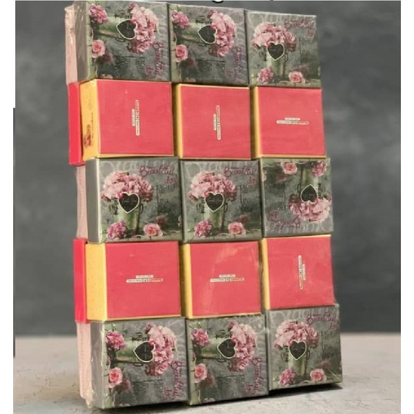 جعبه کادویی انگشتر / عمده / 15 تایی