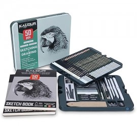 کالور ست طراحی 2+50 تکه جعبه فلزی KALOUR 