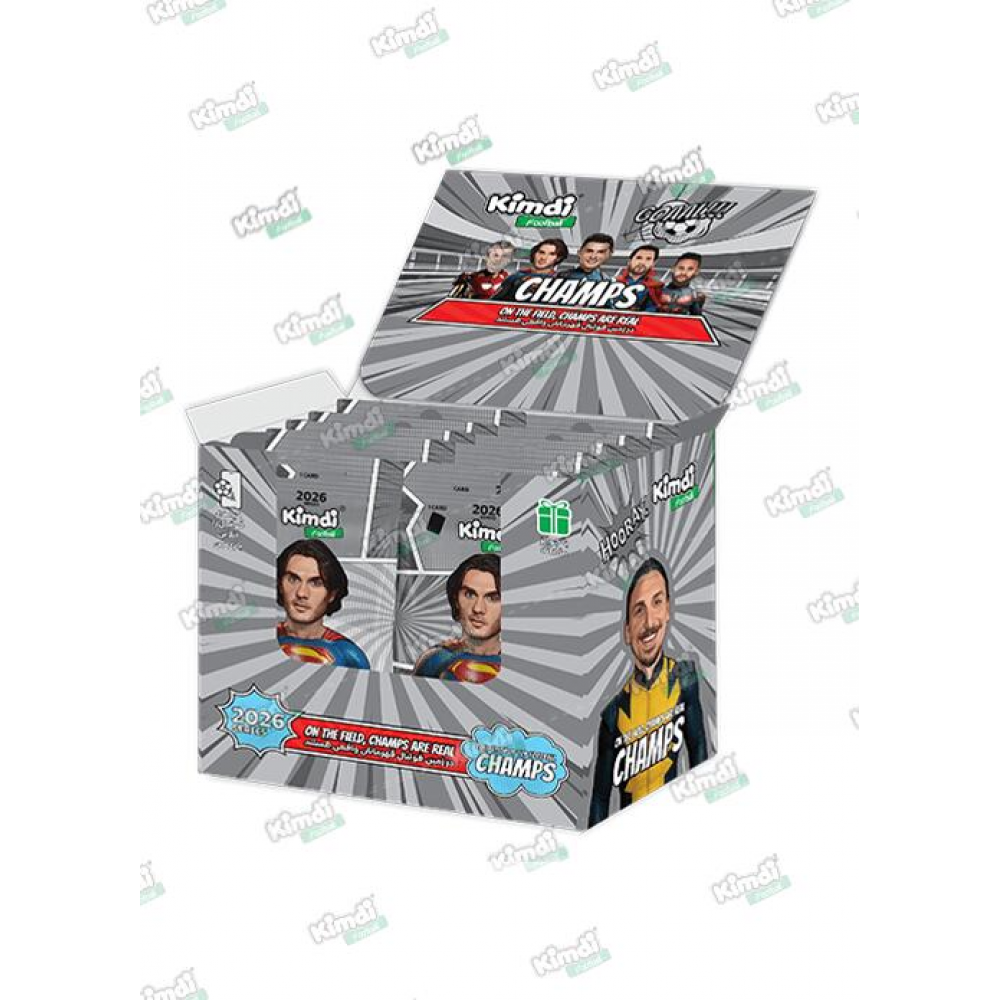 کیمدی کارت فوتبالی 2026 چمپس کارتن 240 تایی