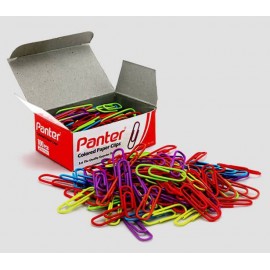 گیره کاغذ 28 میل رنگی 100 عددی  پنتر / عمده / جعبه..