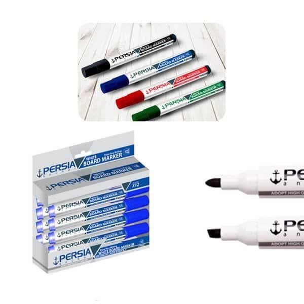 ماژیک وایت برد پرشیا / عمده / بسته 12 تایی