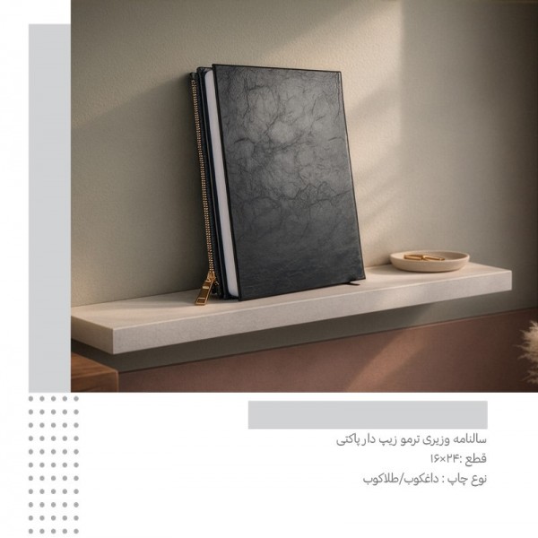 سررسید 1405 وزیری ترمو زیپ دار کد 280 / عمده /