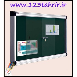 شیدکو تابلو اعلانات شیشه خور 100*80 (بدون شیشه)