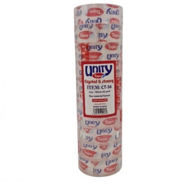 چسب نواری 36 یارد یونیتی / عمده /